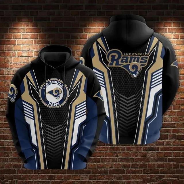 NFL Los Angeles Rams NFL 3D All Over Print Hoodie