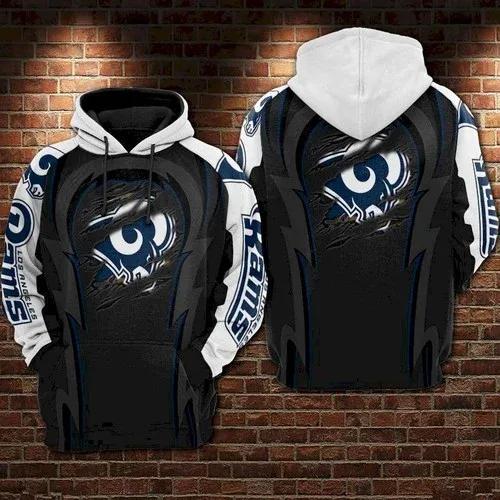 NFL Los Angeles Rams NFL 3D All Over Print Hoodie