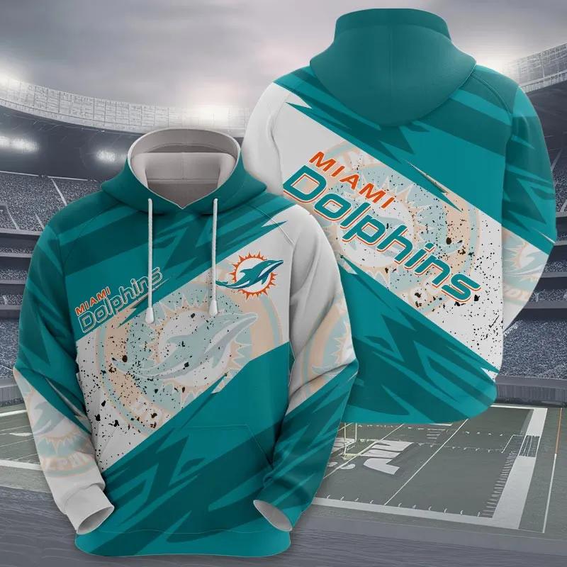 NFL Miami Dolphins NFL 3D All Over Print Hoodie