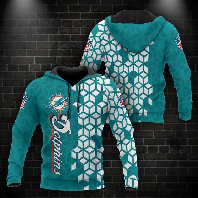 NFL Miami Dolphins NFL 3D All Over Print Hoodie