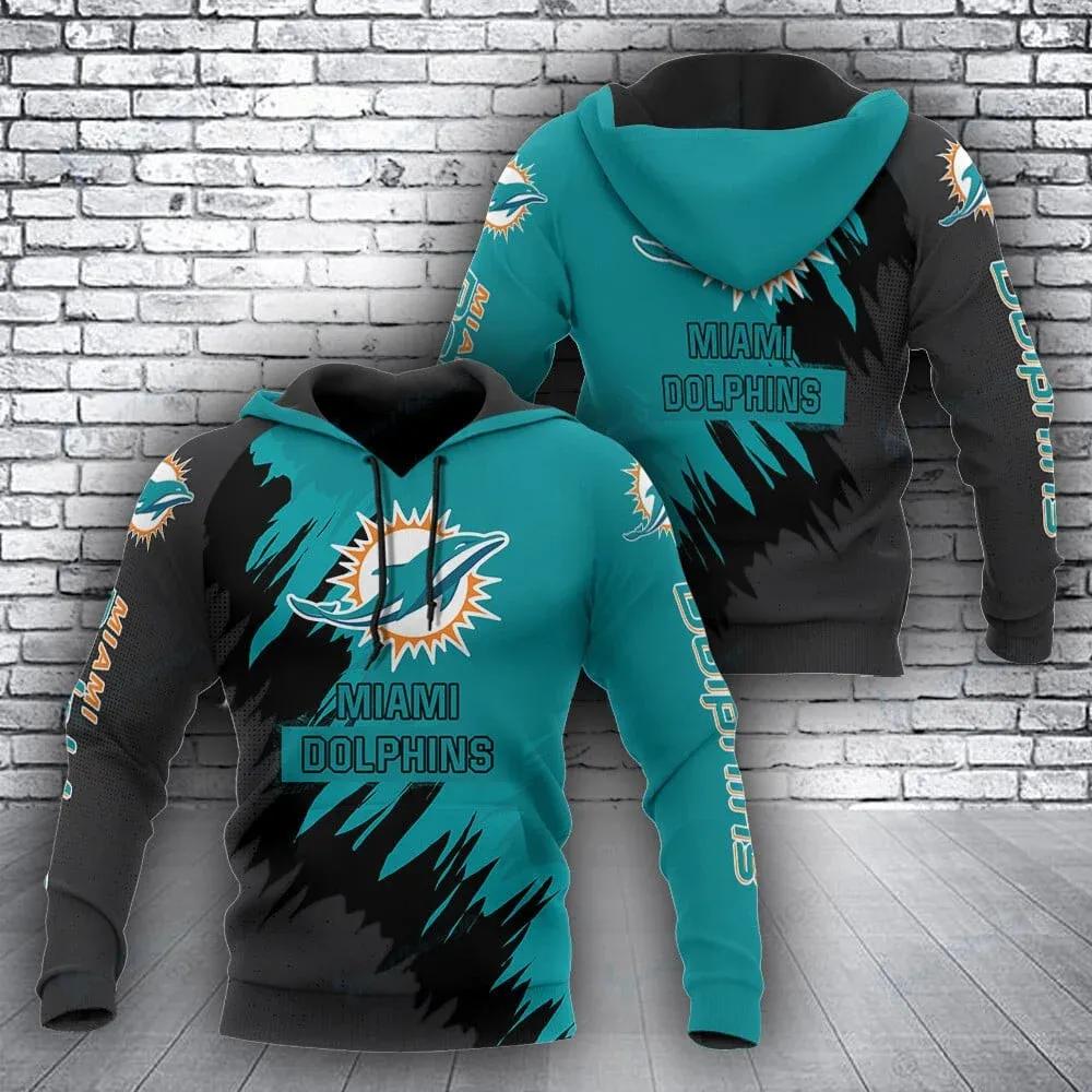 NFL Miami Dolphins NFL 3D All Over Print Hoodie