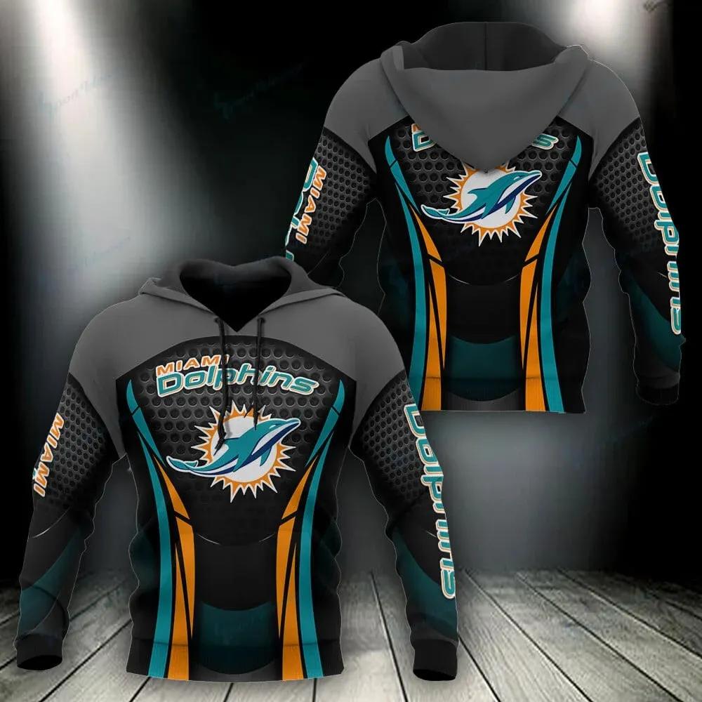 NFL Miami Dolphins NFL 3D All Over Print Hoodie