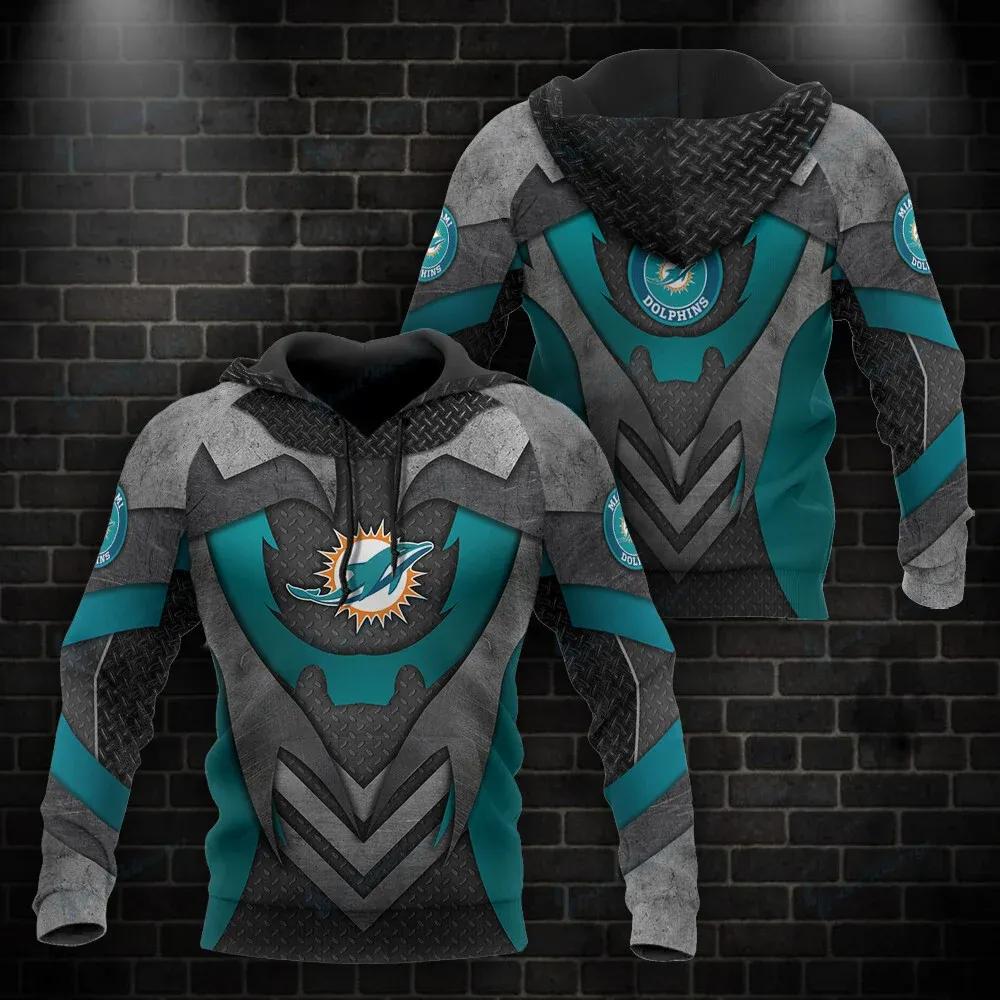 NFL Miami Dolphins NFL 3D All Over Print Hoodie