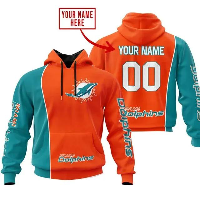 NFL Miami Dolphins Personalized NFL 3D All Over Print Hoodie