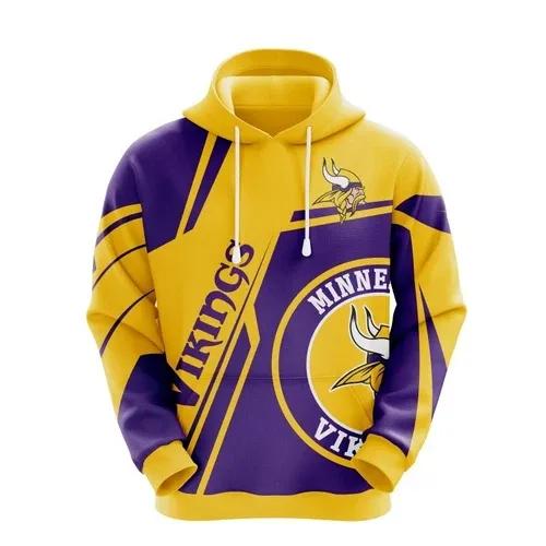 NFL Minnesota Vikings NFL 3D All Over Print Hoodie