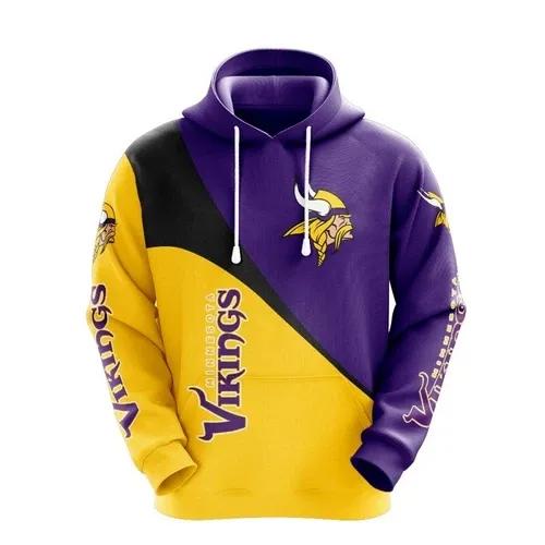 NFL Minnesota Vikings NFL 3D All Over Print Hoodie