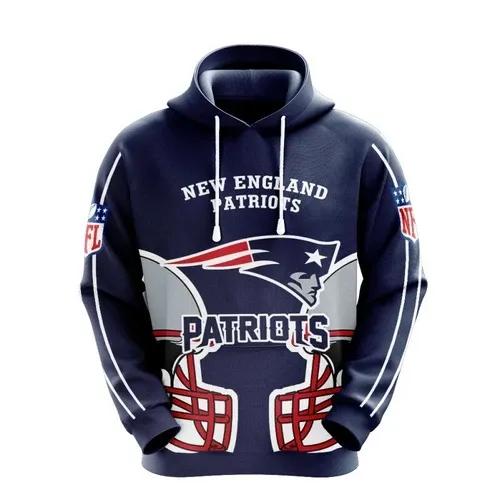 NFL New England Patriots NFL 3D All Over Print Hoodie