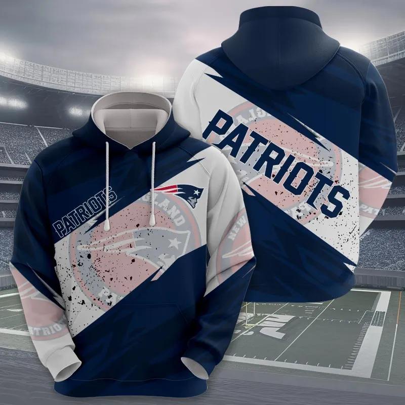 NFL New England Patriots NFL 3D All Over Print Hoodie