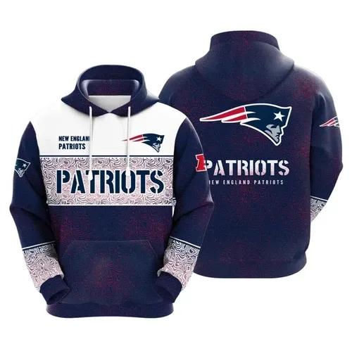 NFL New England Patriots NFL 3D All Over Print Hoodie
