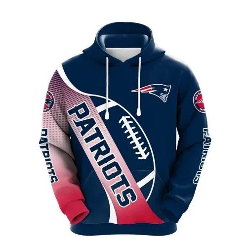 NFL New England Patriots NFL 3D All Over Print Hoodie