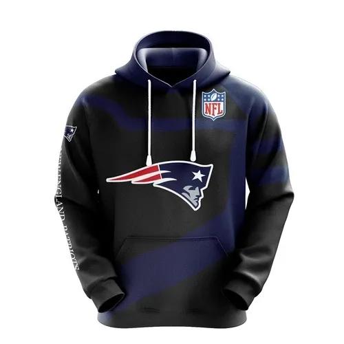 NFL New England Patriots NFL 3D All Over Print Hoodie