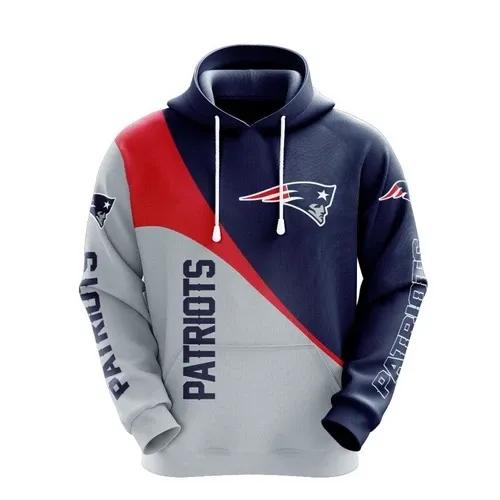 NFL New England Patriots NFL 3D All Over Print Hoodie