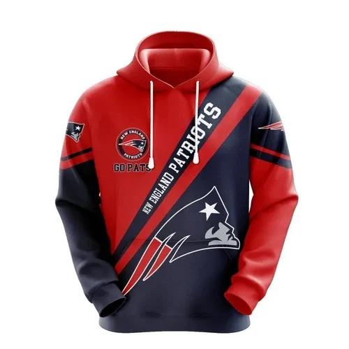 NFL New England Patriots NFL 3D All Over Print Hoodie