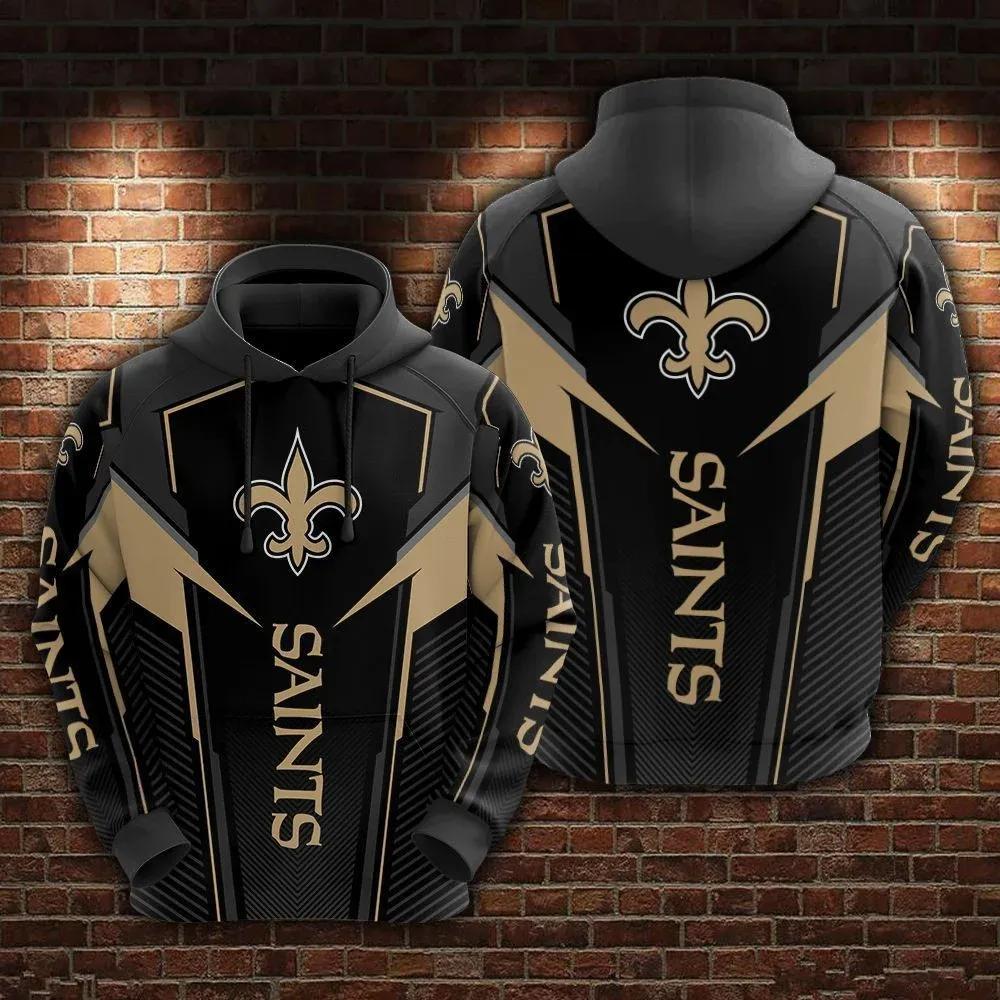 NFL New Orleans Saints Logo NFL 3D All Over Print Hoodie