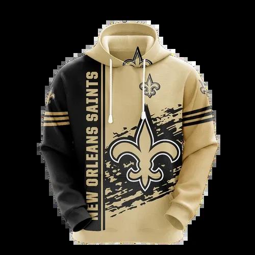 NFL New Orleans Saints Logo NFL 3D All Over Print Hoodie