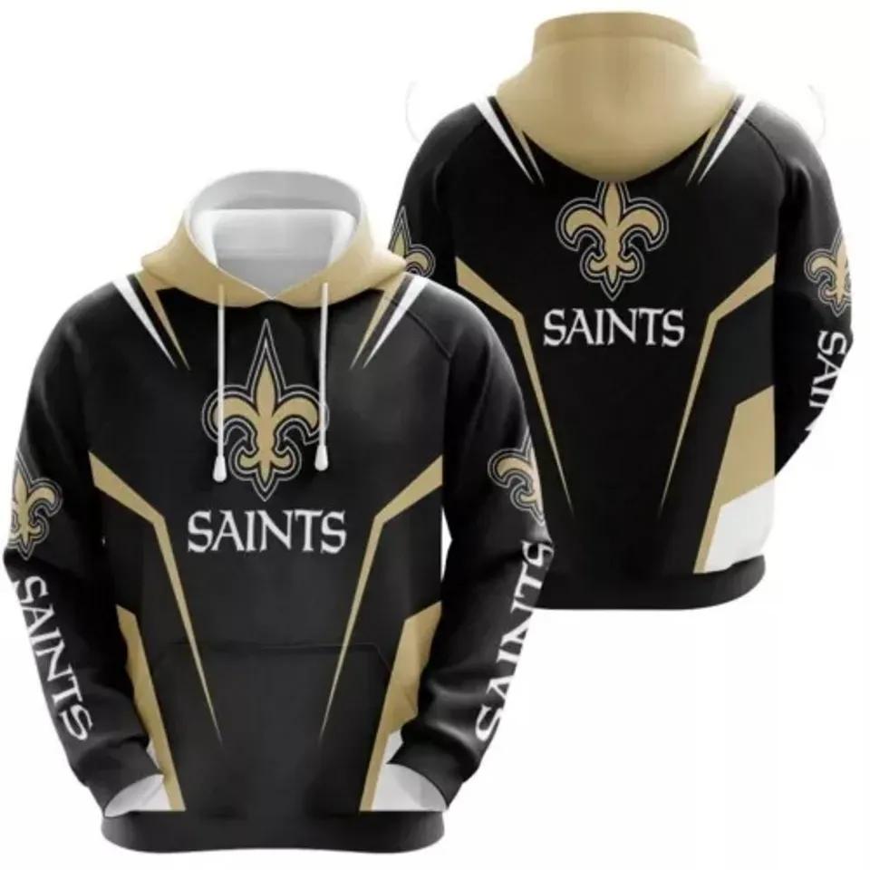 NFL New Orleans Saints Logo NFL 3D All Over Print Hoodie