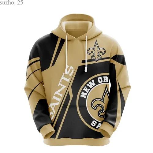 NFL New Orleans Saints Logo NFL 3D All Over Print Hoodie
