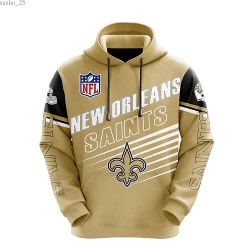 NFL New Orleans Saints Logo NFL 3D All Over Print Hoodie