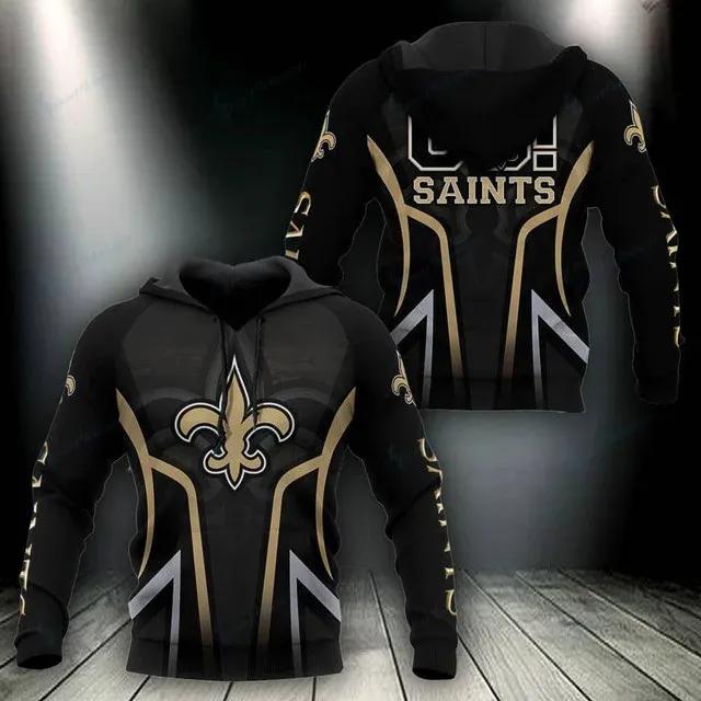 NFL New Orleans Saints Logo NFL 3D All Over Print Hoodie