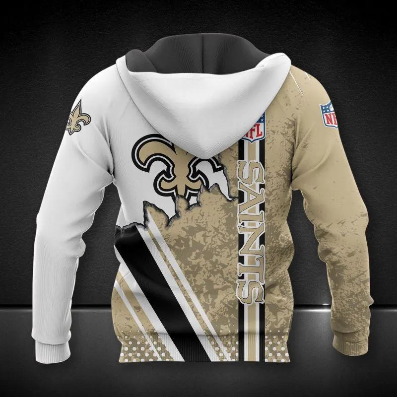 Alternative view of NFL New Orleans Saints NFL 3D All Over Print Hoodie