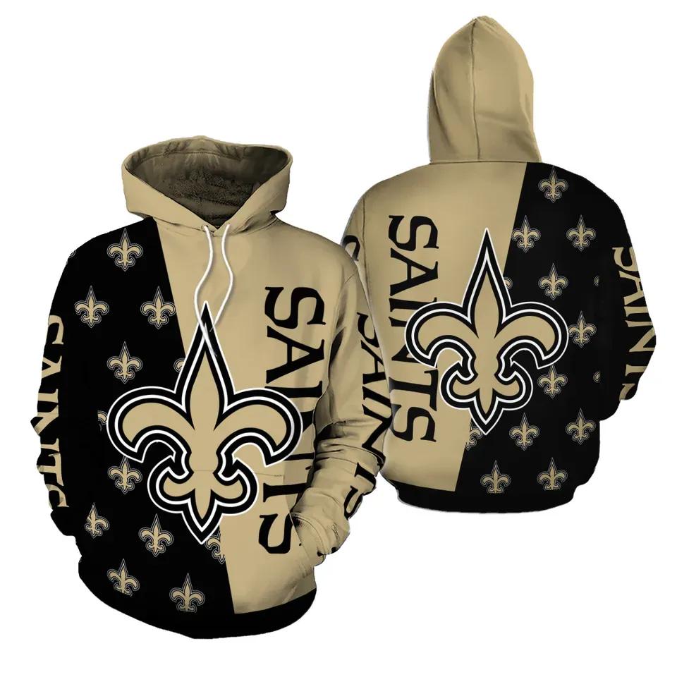NFL New Orleans Saints NFL 3D All Over Print Hoodie