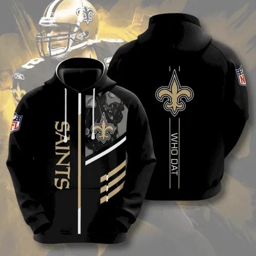 NFL New Orleans Saints NFL 3D All Over Print Hoodie