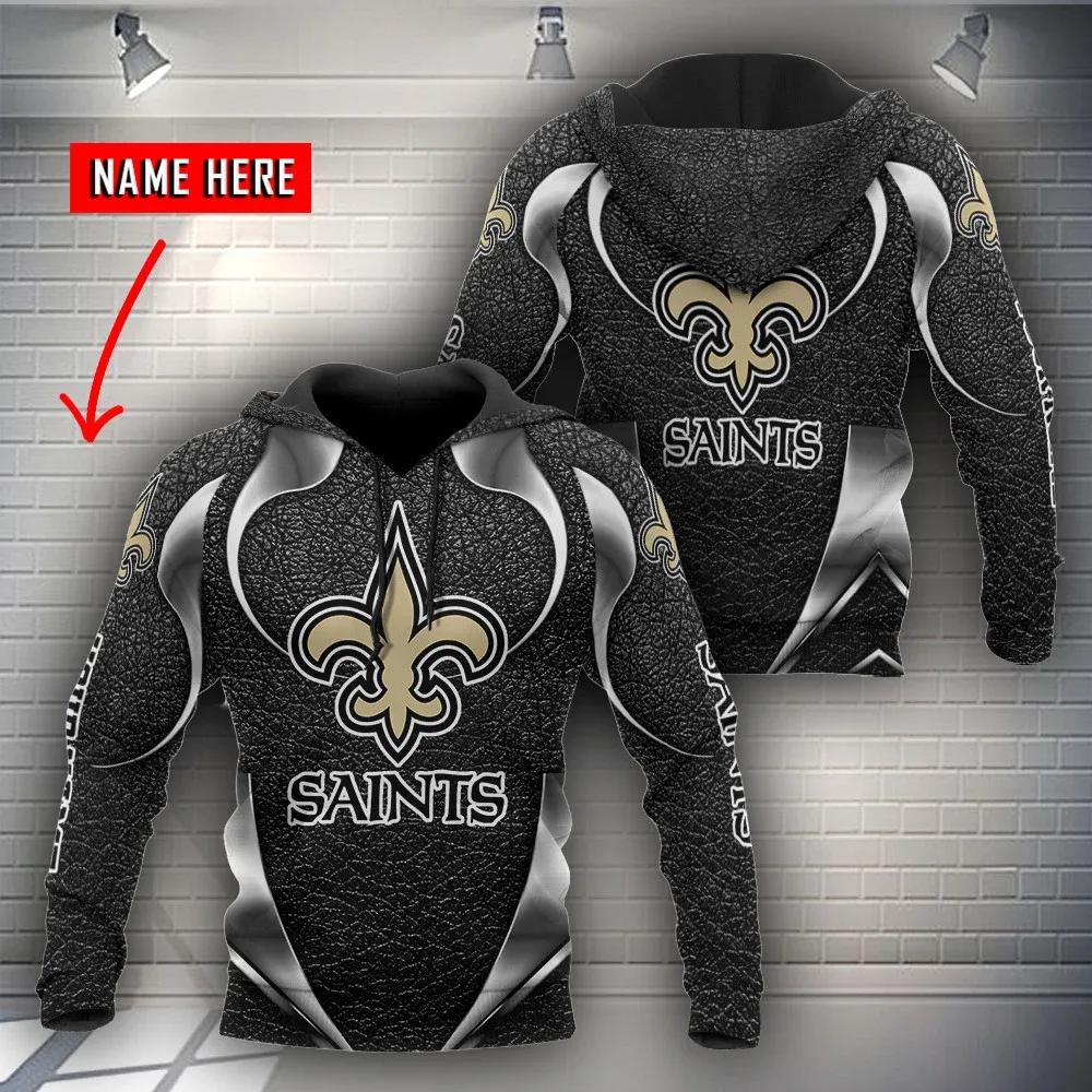 NFL New Orleans Saints Personalized NFL 3D All Over Print Hoodie