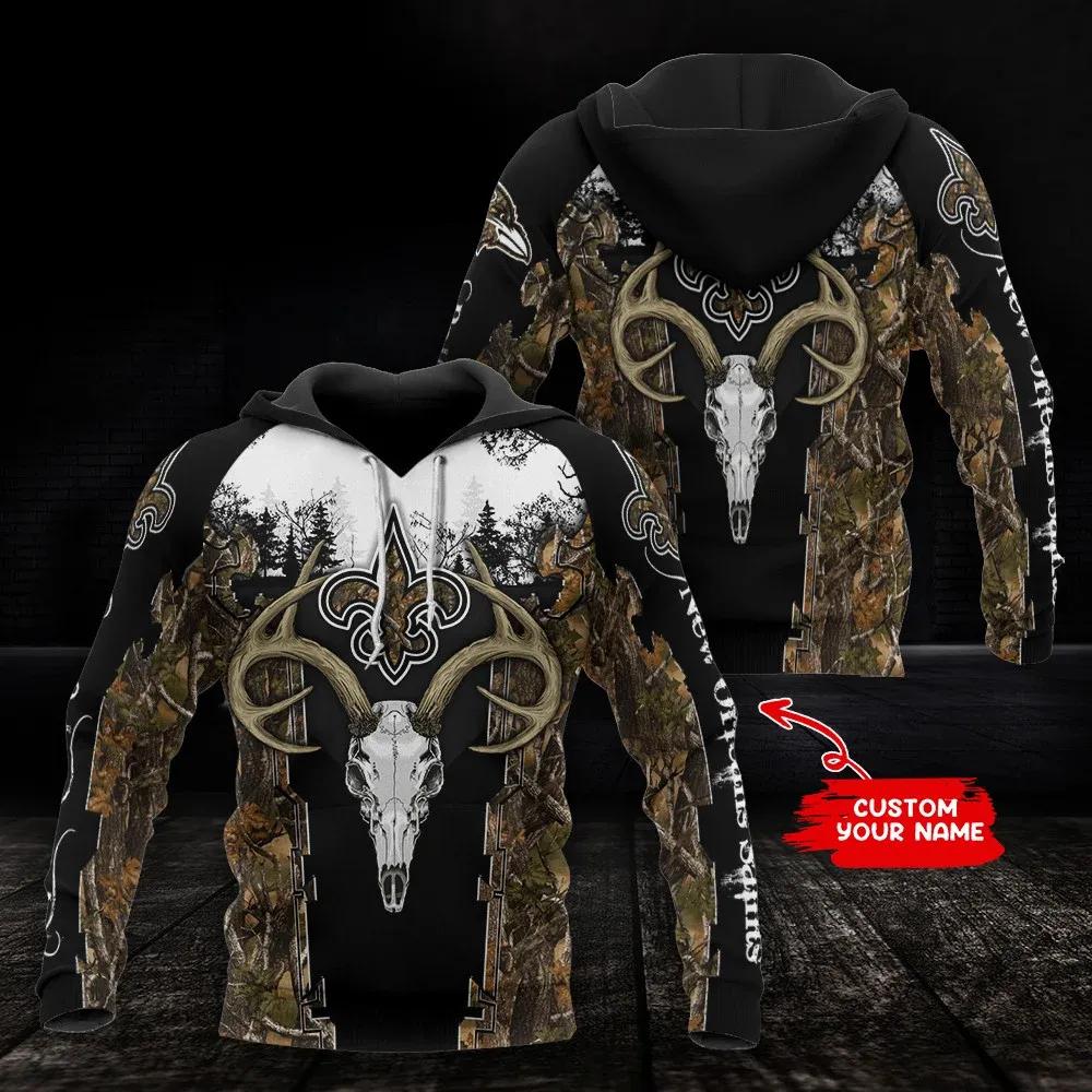 NFL New Orleans Saints Personalized NFL 3D All Over Print Hoodie