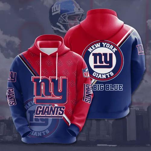 NFL New York Giants NFL 3D All Over Print Hoodie