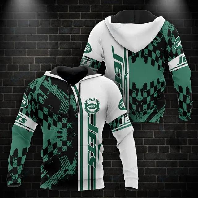 NFL New York Jets NFL 3D All Over Print Hoodie