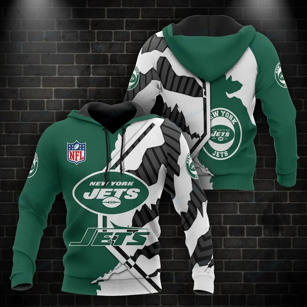 NFL New York Jets NFL 3D All Over Print Hoodie