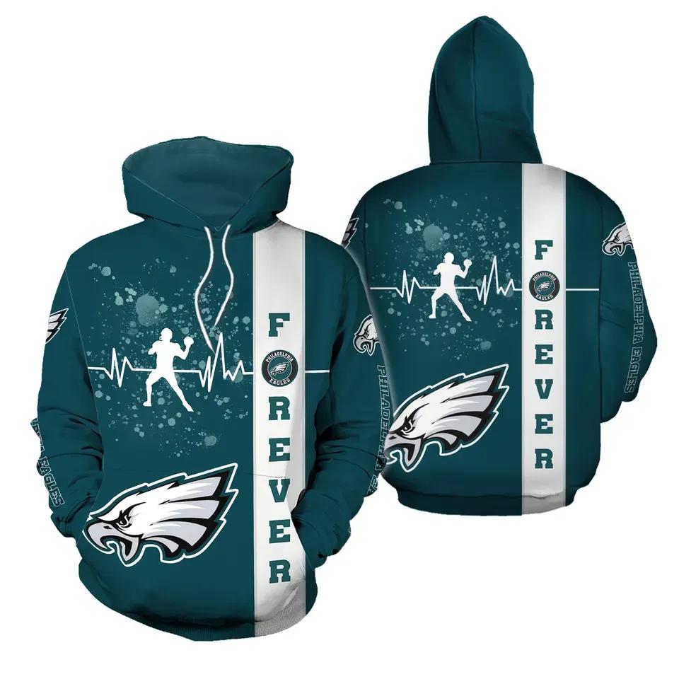 NFL Philadelphia Eagles NFL 3D All Over Print Hoodie