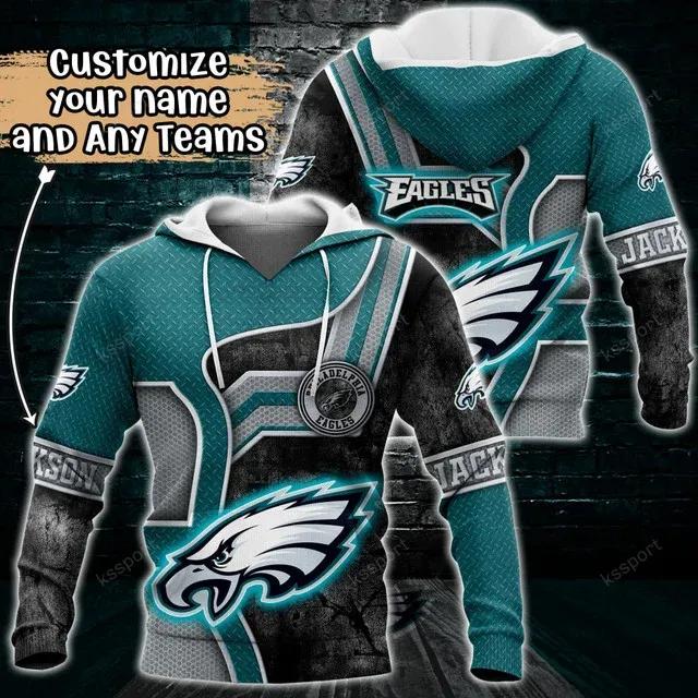 NFL Philadelphia Eagles Personalized NFL 3D All Over Print Hoodie