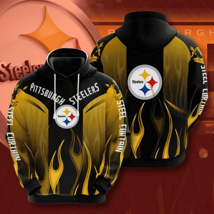 NFL Pittsburgh Steelers NFL 3D All Over Print Hoodie