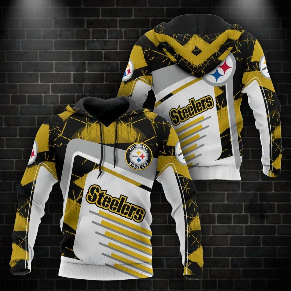 NFL Pittsburgh Steelers NFL 3D All Over Print Hoodie