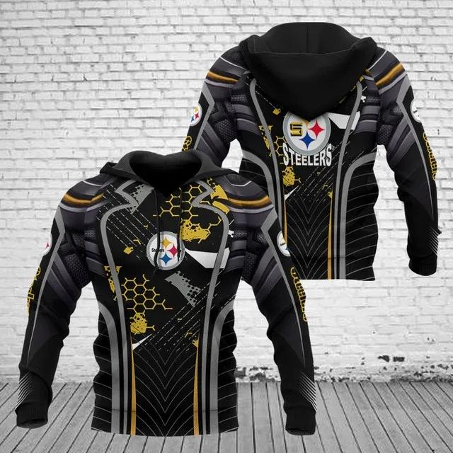 NFL Pittsburgh Steelers NFL 3D All Over Print Hoodie