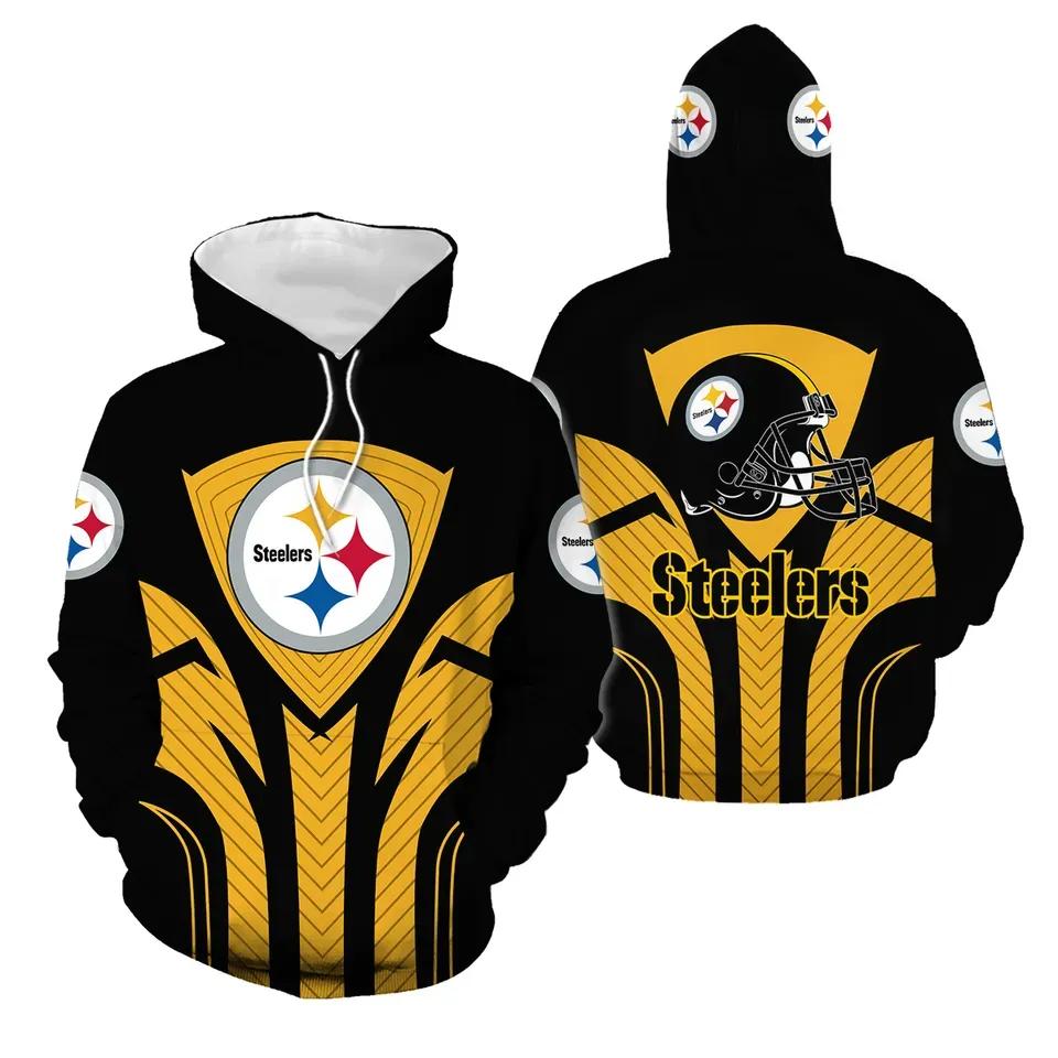 NFL Pittsburgh Steelers NFL 3D All Over Print Hoodie