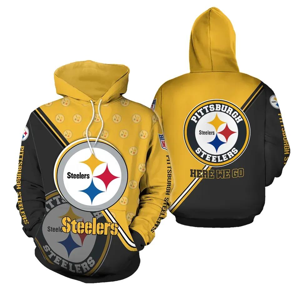 NFL Pittsburgh Steelers NFL 3D All Over Print Hoodie
