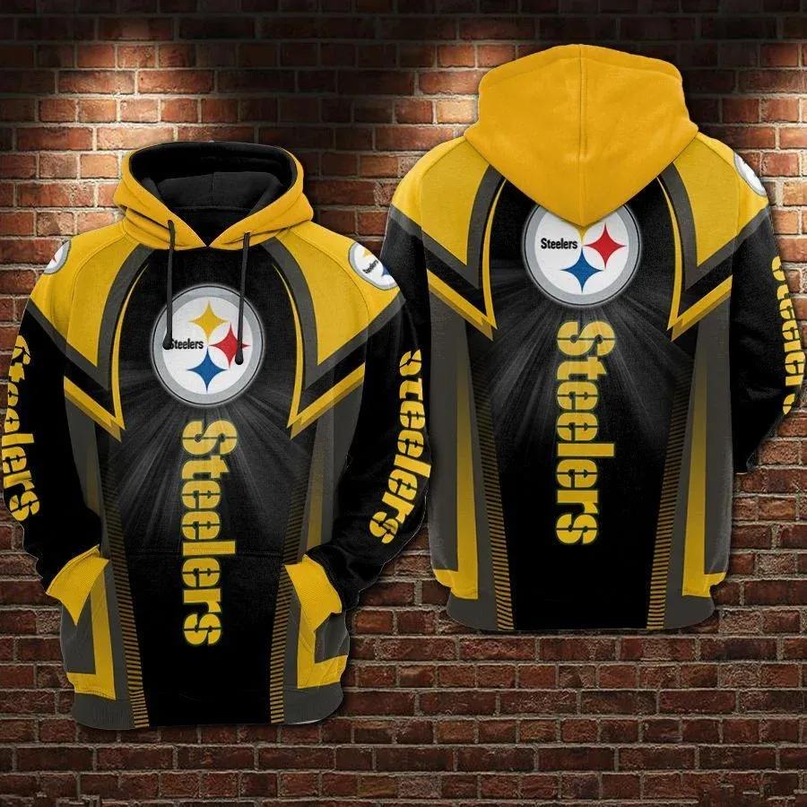 NFL Pittsburgh Steelers NFL 3D All Over Print Hoodie