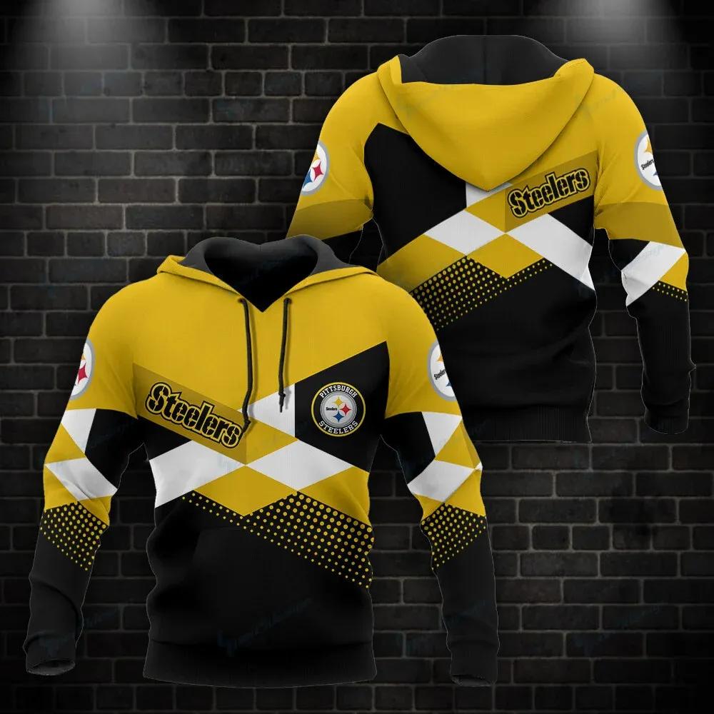 NFL Pittsburgh Steelers NFL 3D All Over Print Hoodie