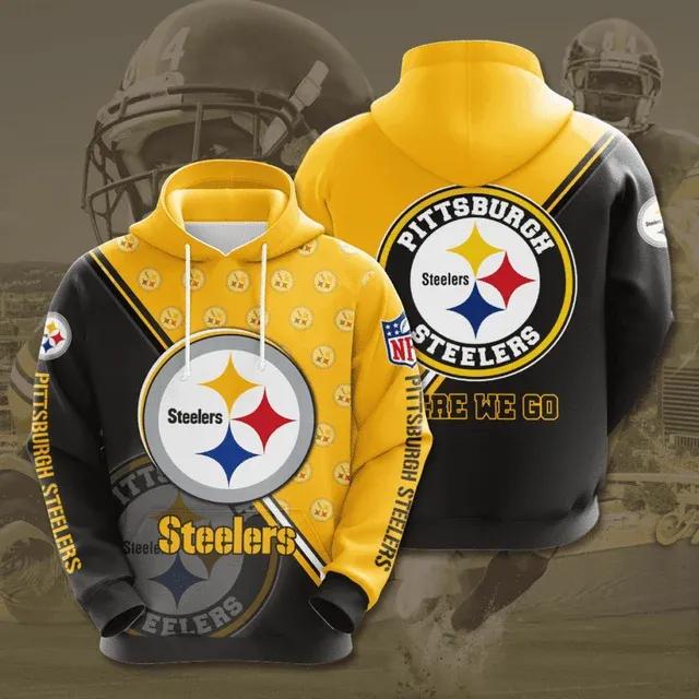 NFL Pittsburgh Steelers NFL 3D All Over Print Hoodie