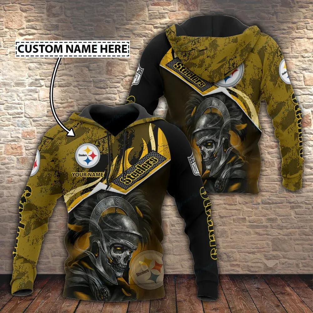 NFL Pittsburgh Steelers Personalized NFL 3D All Over Print Hoodie