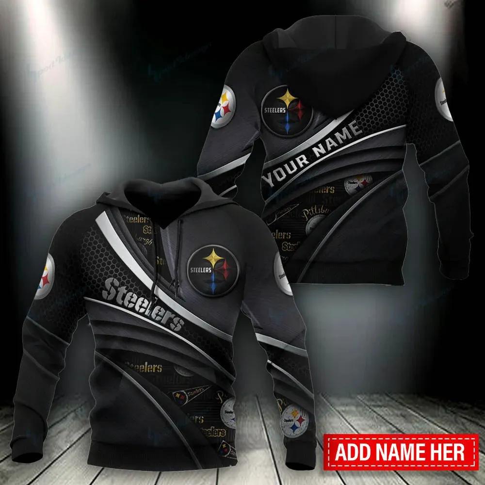 NFL Pittsburgh Steelers Personalized NFL 3D All Over Print Hoodie