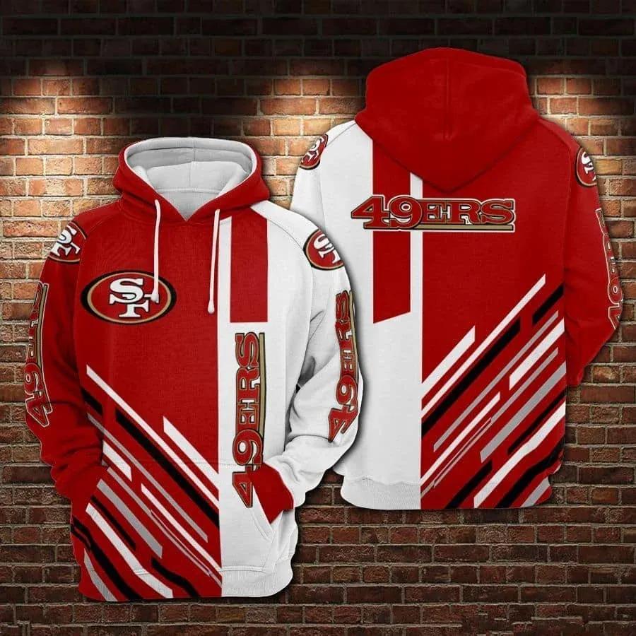 NFL San Francisco 49ers Logo NFL 3D All Over Print Hoodie