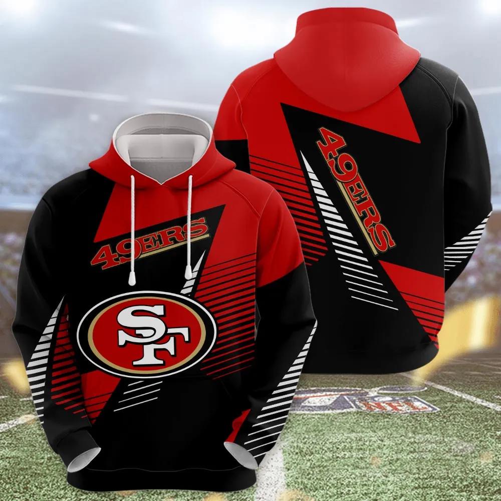 NFL San Francisco 49ers Logo NFL 3D All Over Print Hoodie