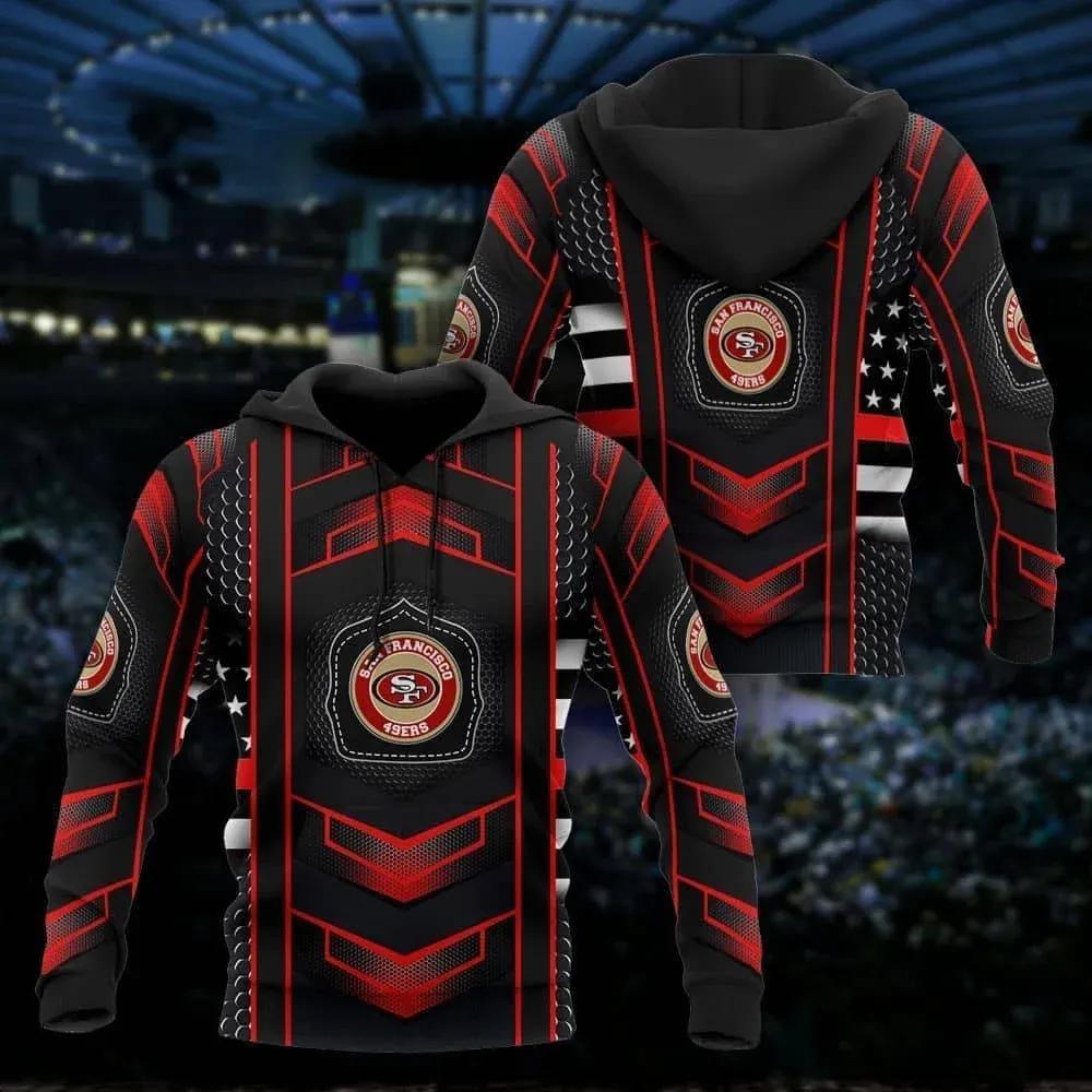 NFL San Francisco 49ers NFL 3D All Over Print Hoodie