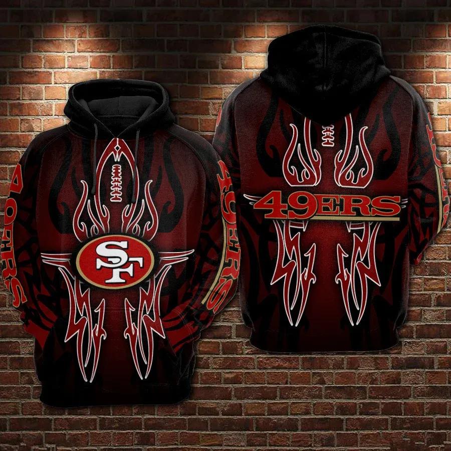 NFL San Francisco 49ers NFL 3D All Over Print Hoodie