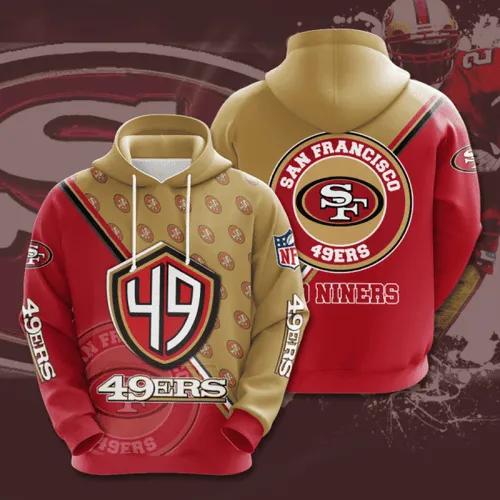 NFL San Francisco 49ers NFL 3D All Over Print Hoodie