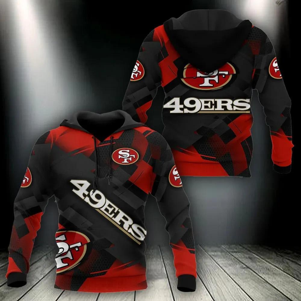NFL San Francisco 49ers NFL 3D All Over Print Hoodie