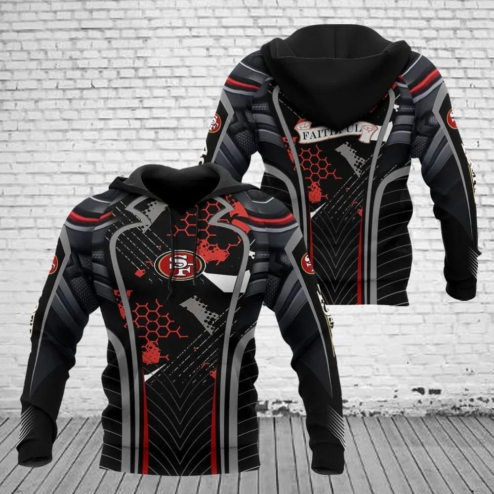 NFL San Francisco 49ers NFL 3D All Over Print Hoodie